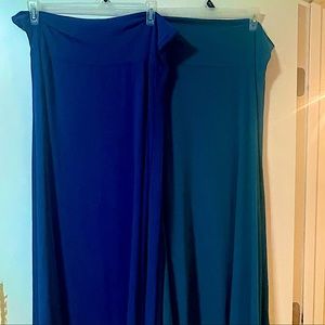 Lularoe royal blue maxi skirt